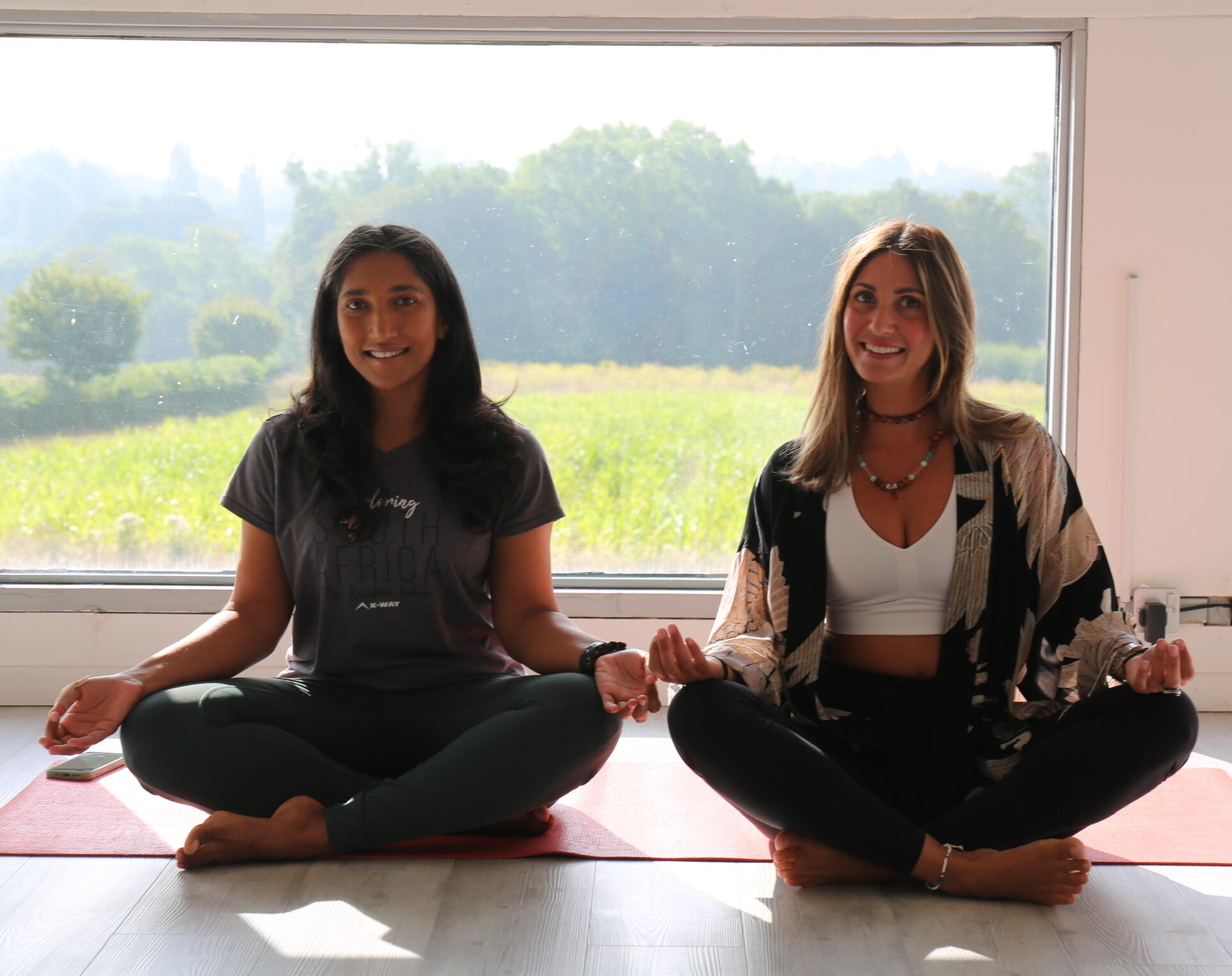 Dharmika and Nicola, founders of Thaxted Wellness Hub, Essex